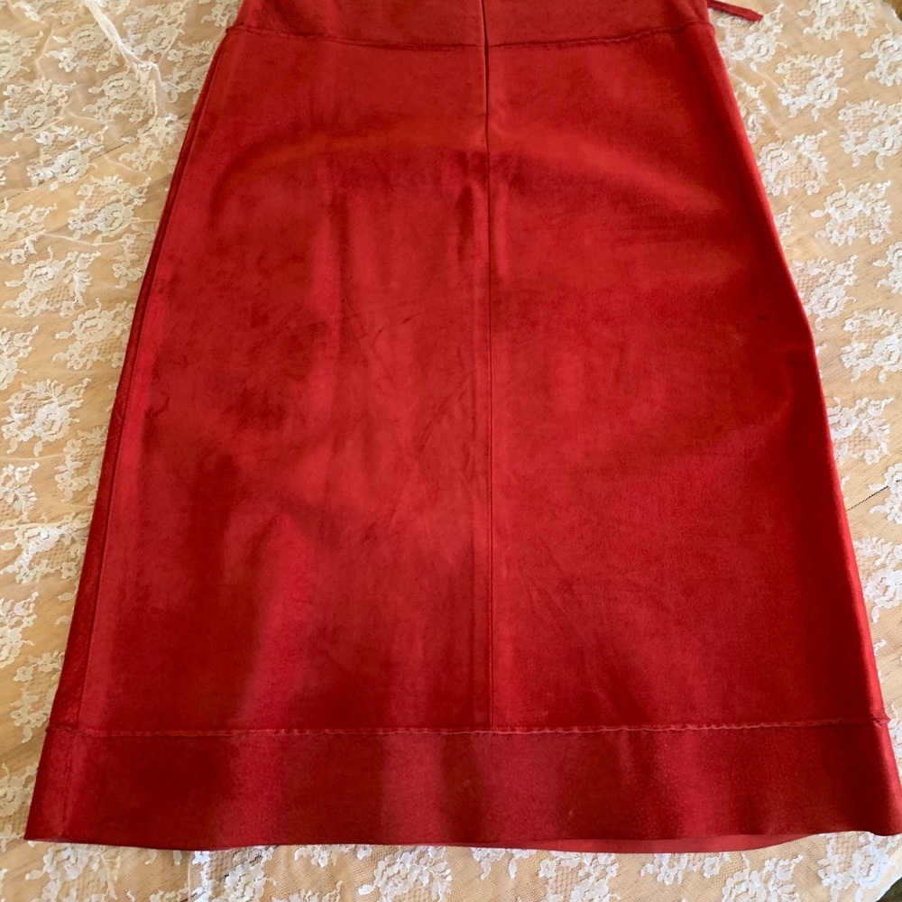 Illia leather skirt